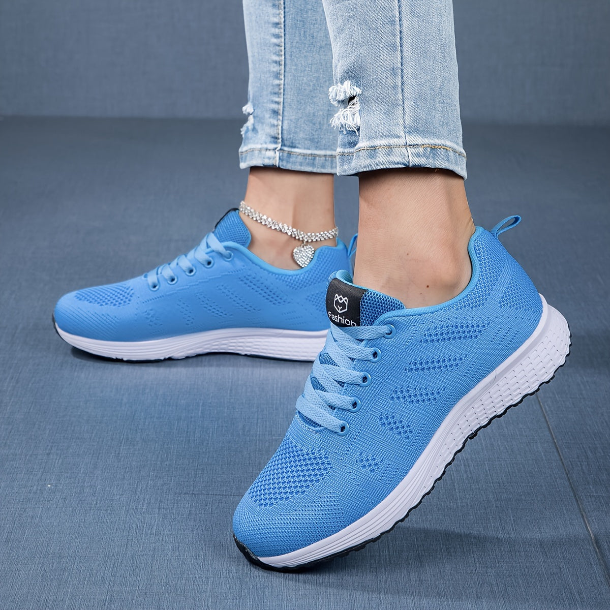 Sneakers leggere e traspiranti in maglia con suola ammortizzata I Ideali per primavera ed estate