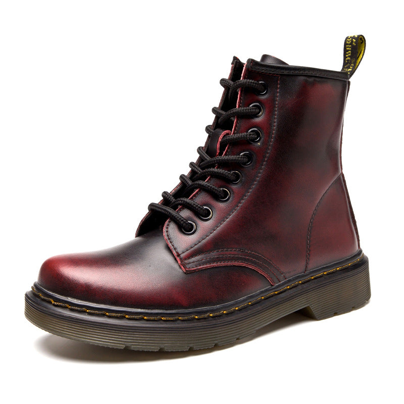 Stivali Martin in Pelle con Suola Resistente | Ideali per Autunno e Inverno