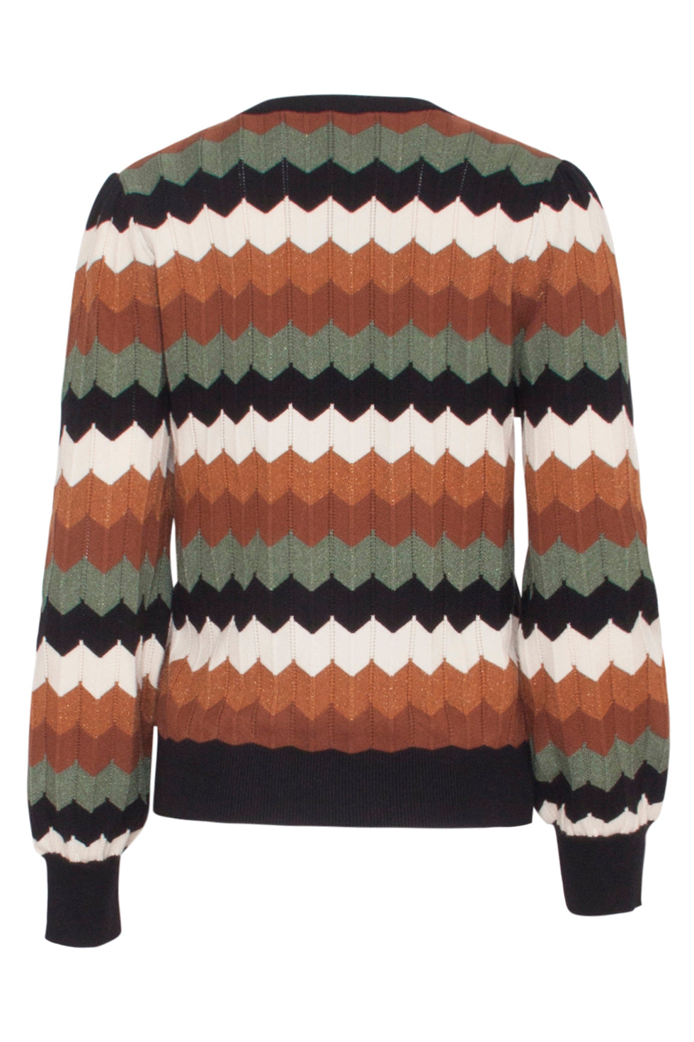 Jersey de mujer de punto con motivo gráfico retro y ajuste amplio