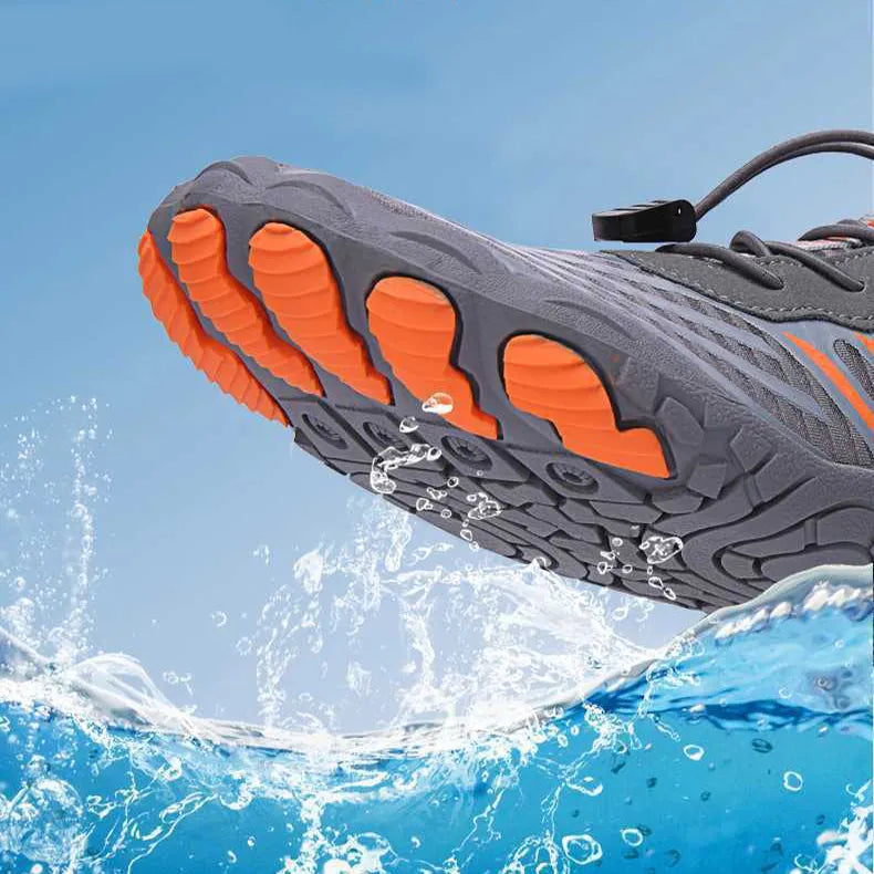 Scarpe Acquatiche Estive Uomo con Suola in Gomma Slip-On per Nuoto e Spiaggia