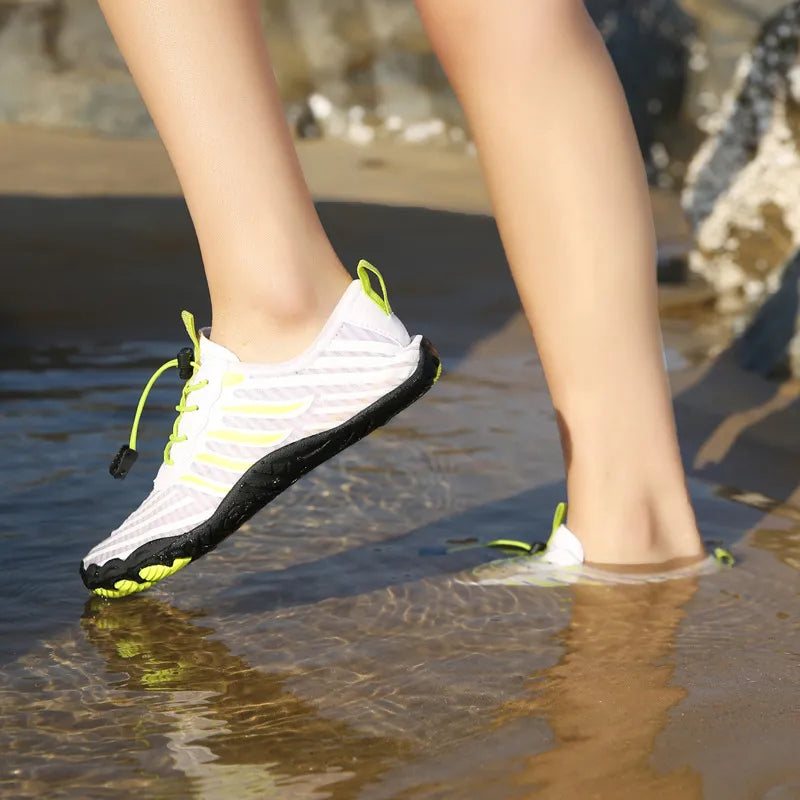 Scarpe Acquatiche Estive Uomo con Suola in Gomma Slip-On per Nuoto e Spiaggia