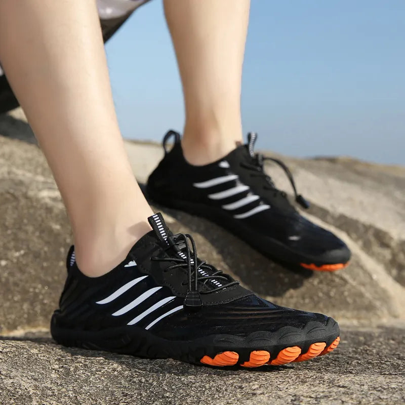 Scarpe Acquatiche Estive Uomo con Suola in Gomma Slip-On per Nuoto e Spiaggia