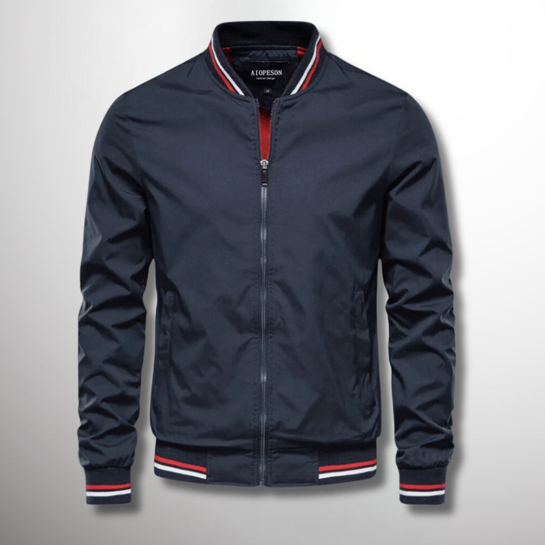 Giacca leggera da uomo idrorepellente con chiusura a zip | Ideale per primavera e autunno