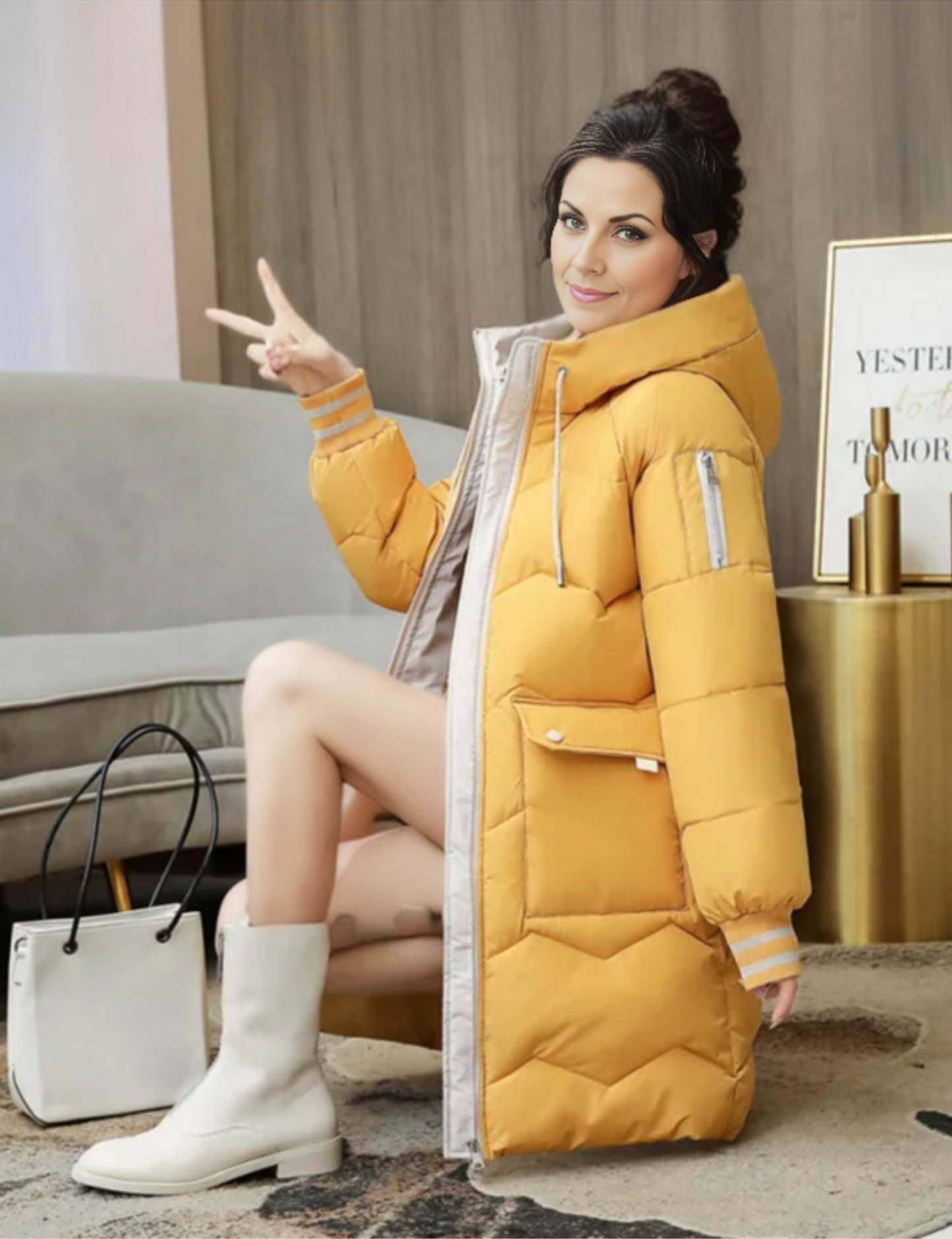 Elegante e Confortevole Giacca Piumino da Donna