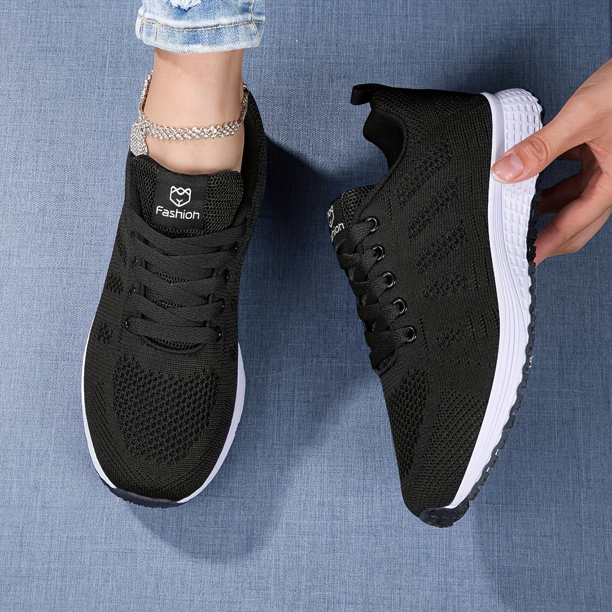 Sneakers leggere e traspiranti in maglia con suola ammortizzata I Ideali per primavera ed estate