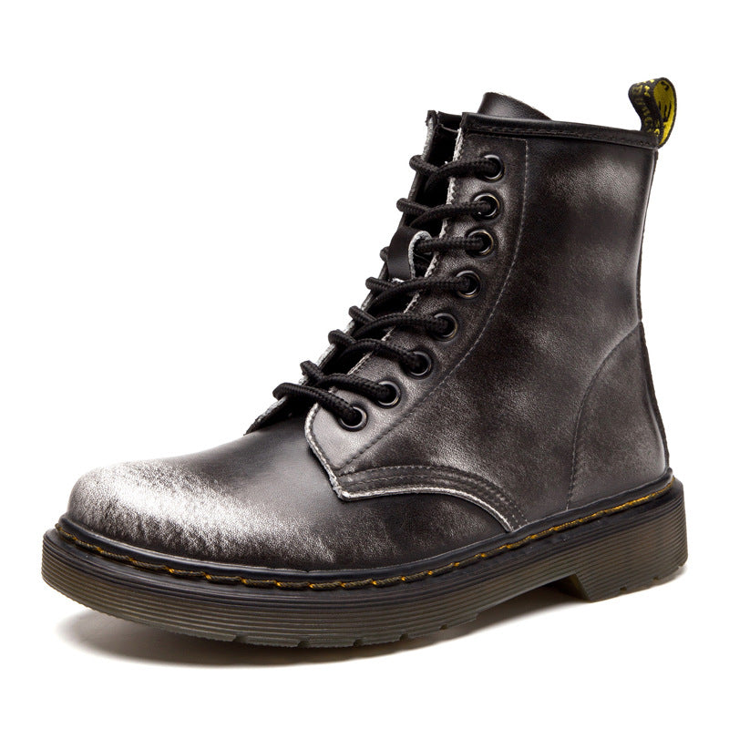 Stivali Martin in Pelle con Suola Resistente | Ideali per Autunno e Inverno