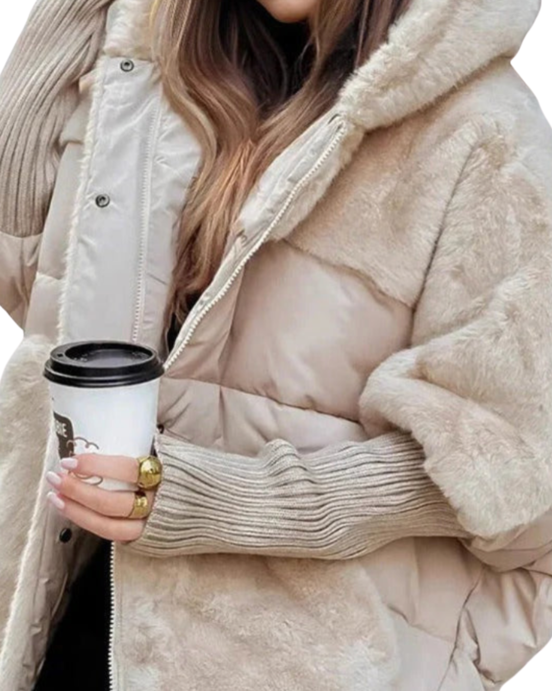 Piumino Invernale da Donna con Cappuccio