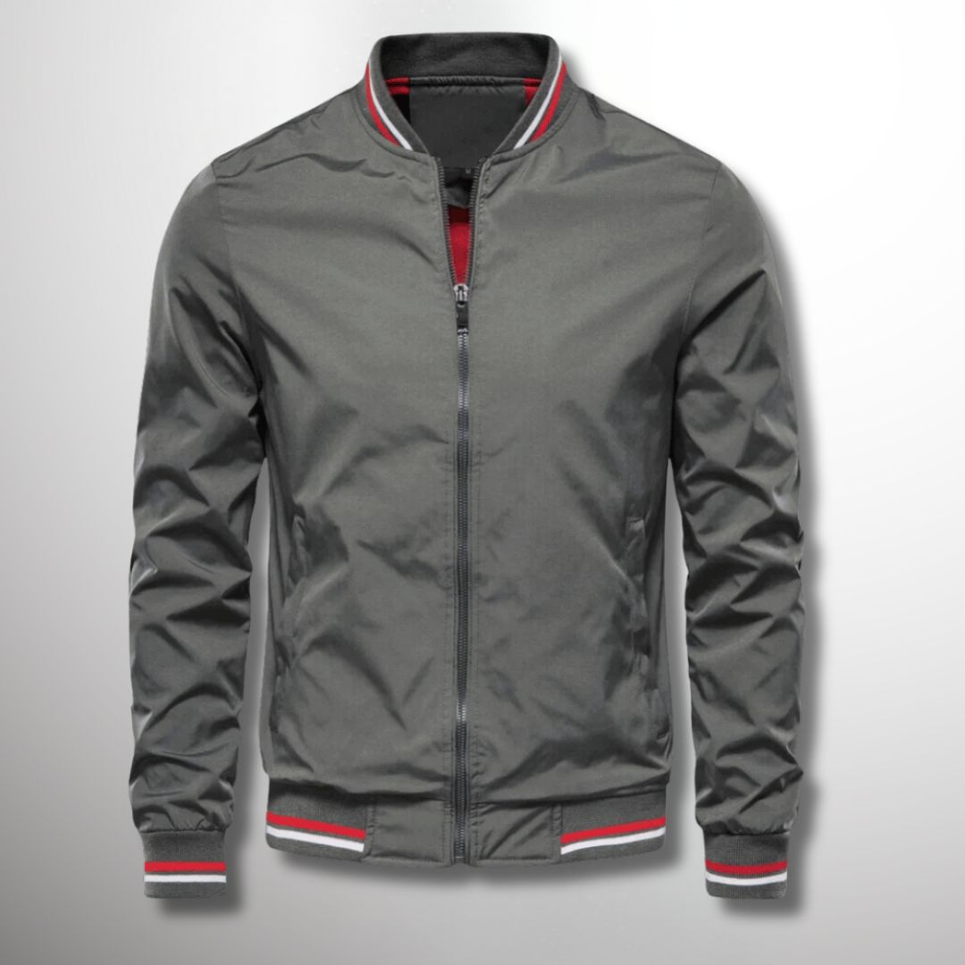Giacca leggera da uomo idrorepellente con chiusura a zip | Ideale per primavera e autunno