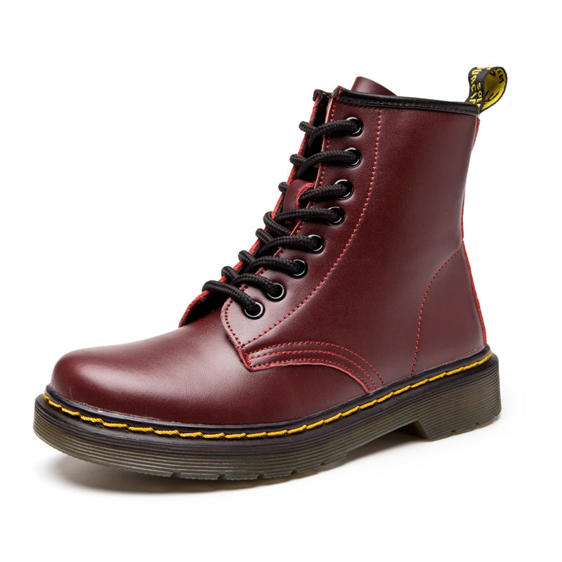 Stivali Martin in Pelle con Suola Resistente | Ideali per Autunno e Inverno