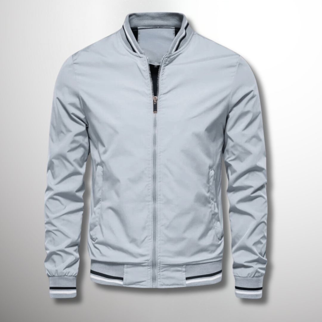 Giacca leggera da uomo idrorepellente con chiusura a zip | Ideale per primavera e autunno