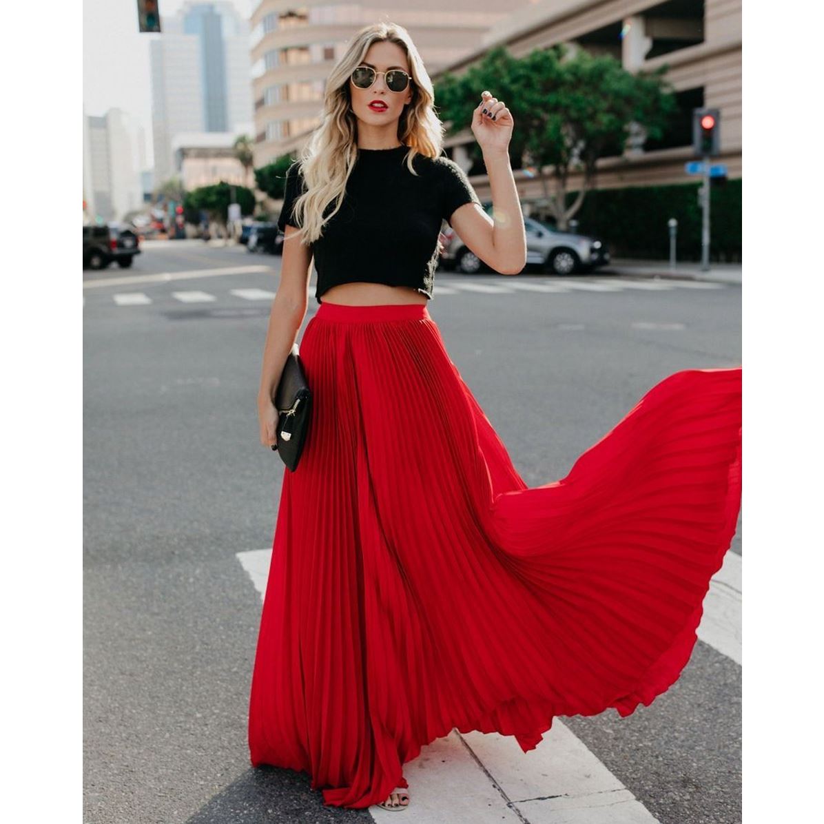 Gonna Lunga Fluttuante con Silhouette Elegante | Ideale per Primavera ed Estate
