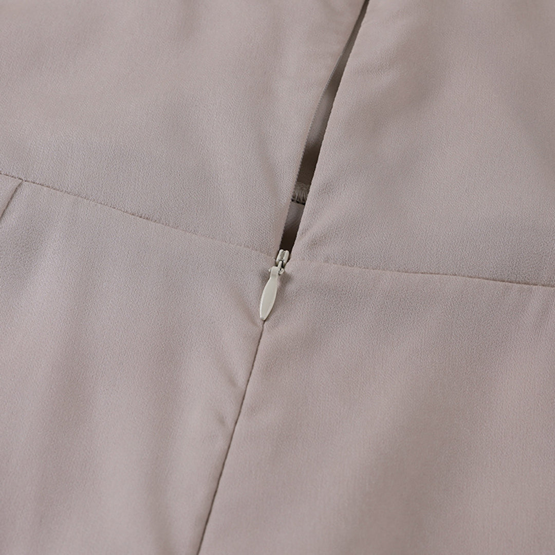 Abito Elegante Senza Maniche Maxi con Spacco Laterale