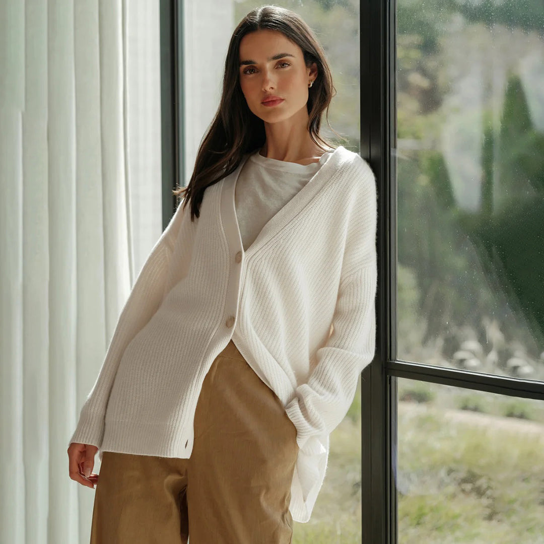 Cardigan Oversize in Puro Cashmere | Ideale per Autunno & Inverno