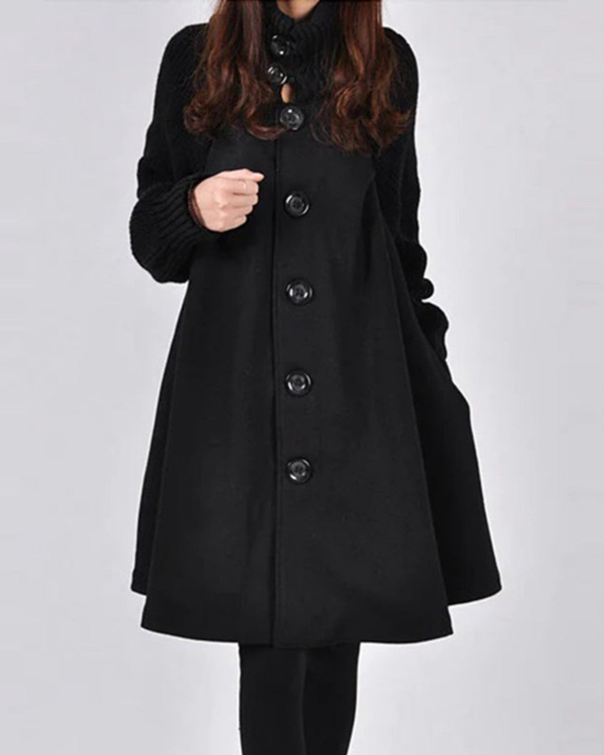 Cappotto Lungo Invernale da Donna con Design Classico