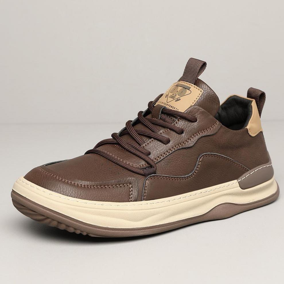 Sneakers da Uomo con Soletta Imbottita, Colletto Imbottito e Suola in Gomma