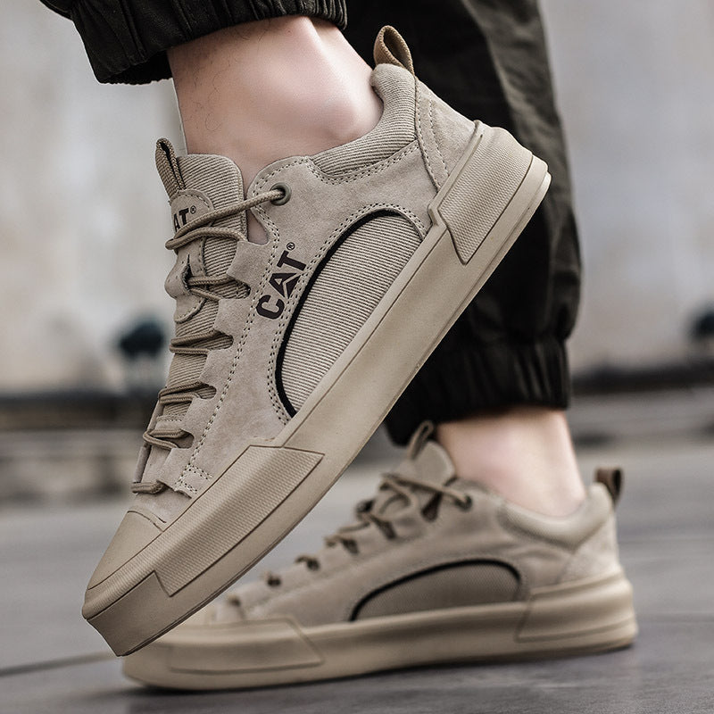 Sneakers da Uomo con Inserti Traspiranti e Suola Robusta