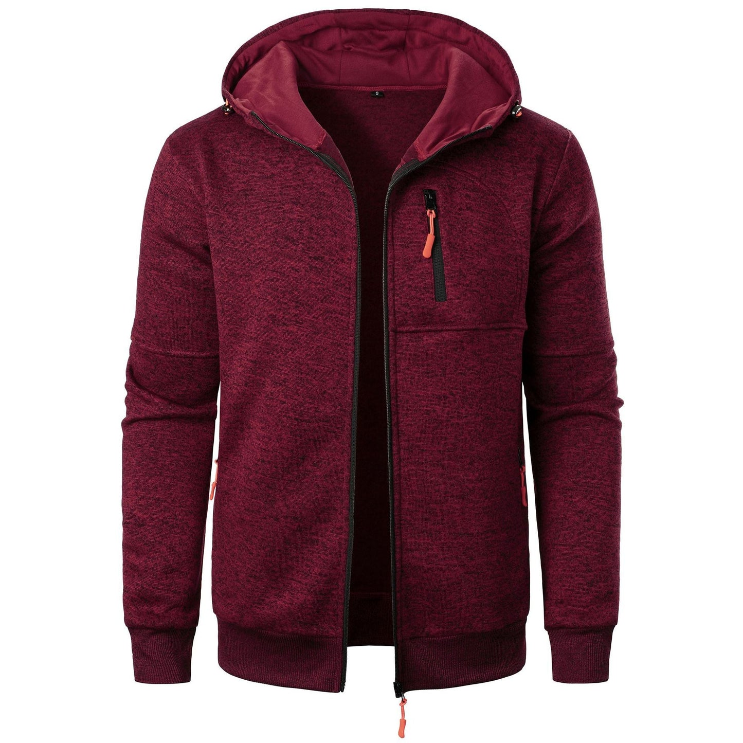 Cardigan con Cappuccio a Jacquard Uomo – Ideale per l'Autunno