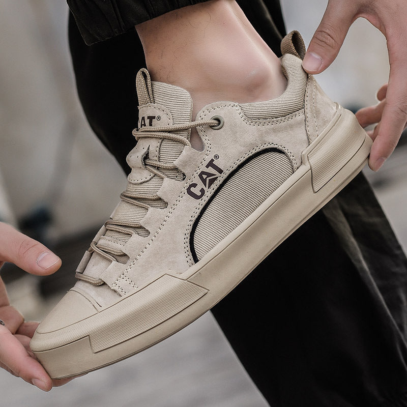 Sneakers da Uomo con Inserti Traspiranti e Suola Robusta