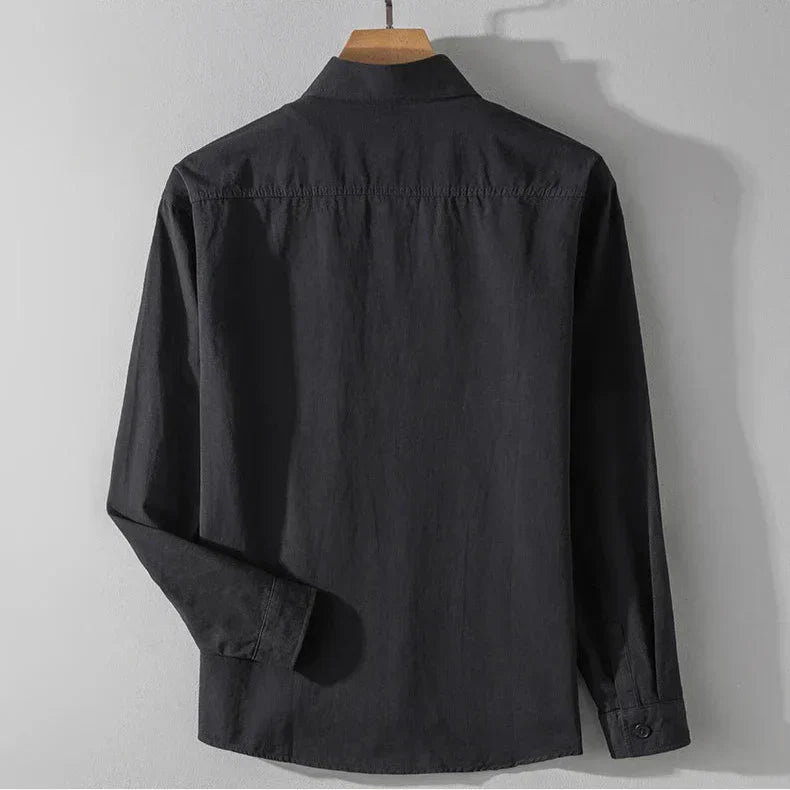 Camicia da Uomo Bottoni Due Tasche Design Leggero