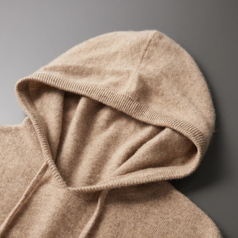 Felpa da Uomo con Cappuccio Regolabile e Tasca a Marsupio