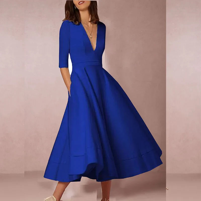 Abito Swing A-Line Vintage Anni '60 con Gonna Svasata | Ideale per Primavera e Autunno