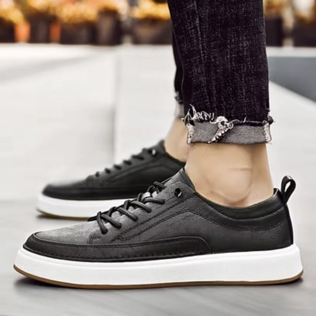 Sneakers da Uomo in Suede con Allacciatura, Soletta Imbottita e Suola Leggera