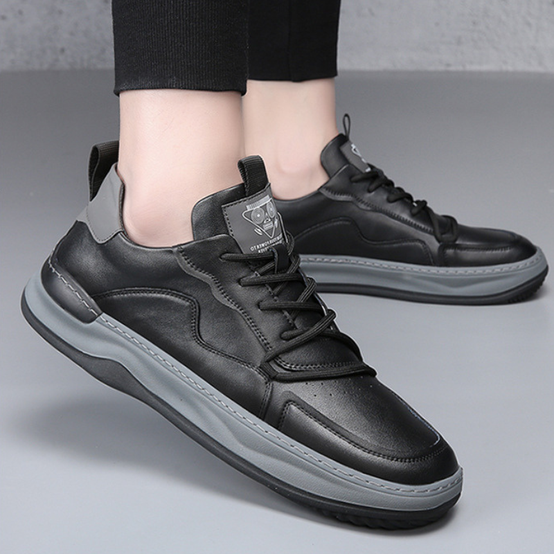 Sneakers da Uomo con Soletta Imbottita, Colletto Imbottito e Suola in Gomma