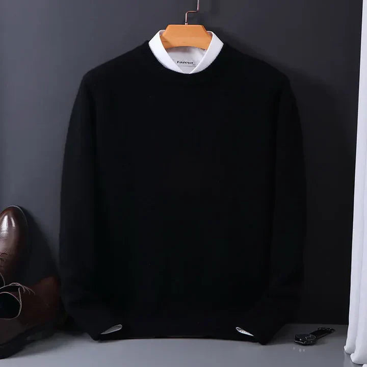Maglione da Uomo a Maniche Lunghe con Girocollo o Scollo a V