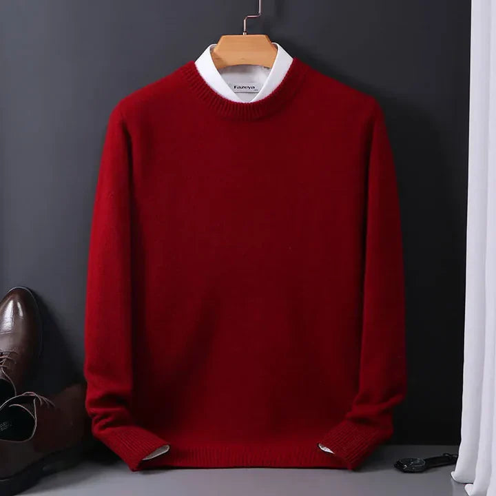 Maglione da Uomo a Maniche Lunghe con Girocollo o Scollo a V