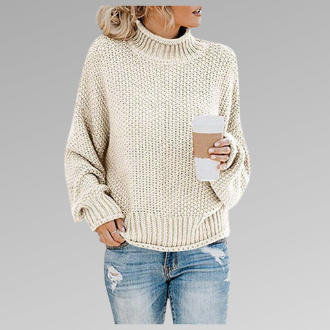 Emilia - Maglia Collo Alto invernale di Alta Qualità per Abbigliamento Informale