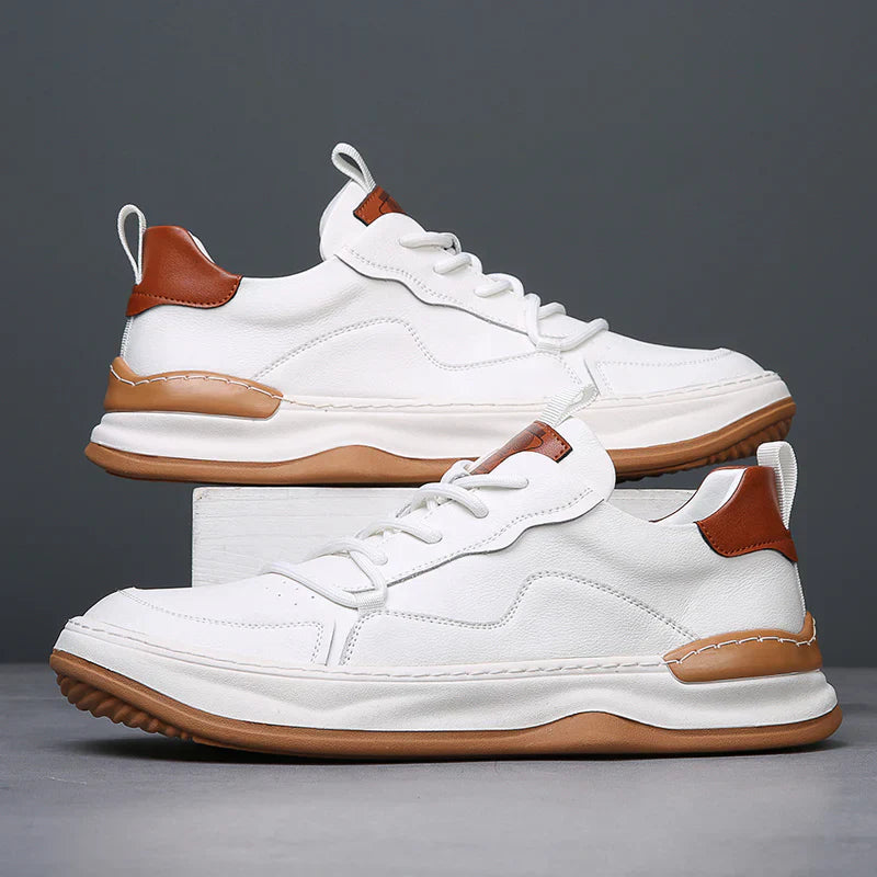Sneakers da Uomo con Soletta Imbottita, Colletto Imbottito e Suola in Gomma