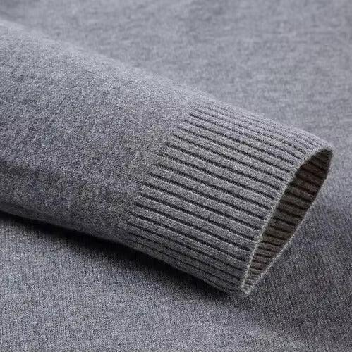 Colletto Lavorato a Maglia in Cashmere di Alta Qualità