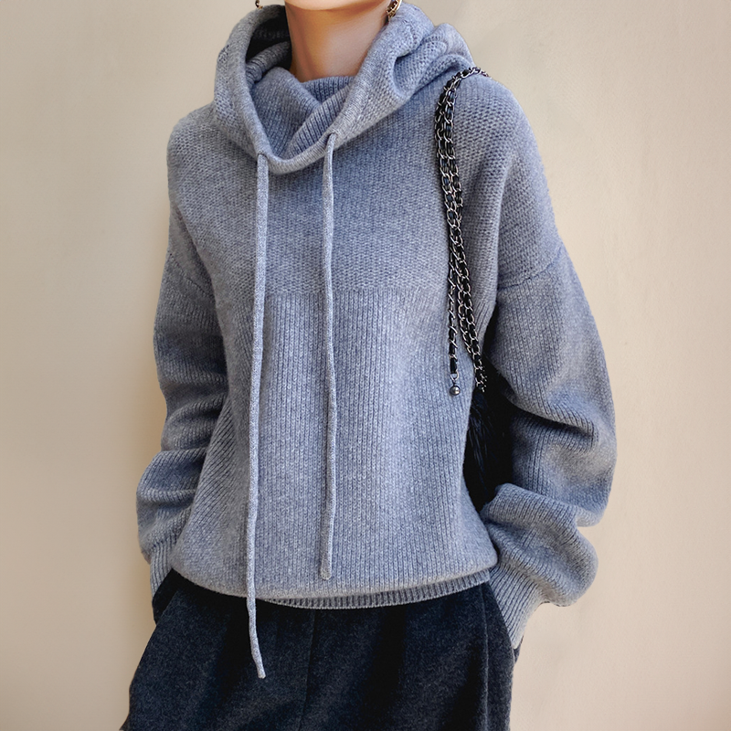 Maglione con Collo Alto in Lana Merino, Traspirante e Termico, Versatile per Occasioni Casual e Formali
