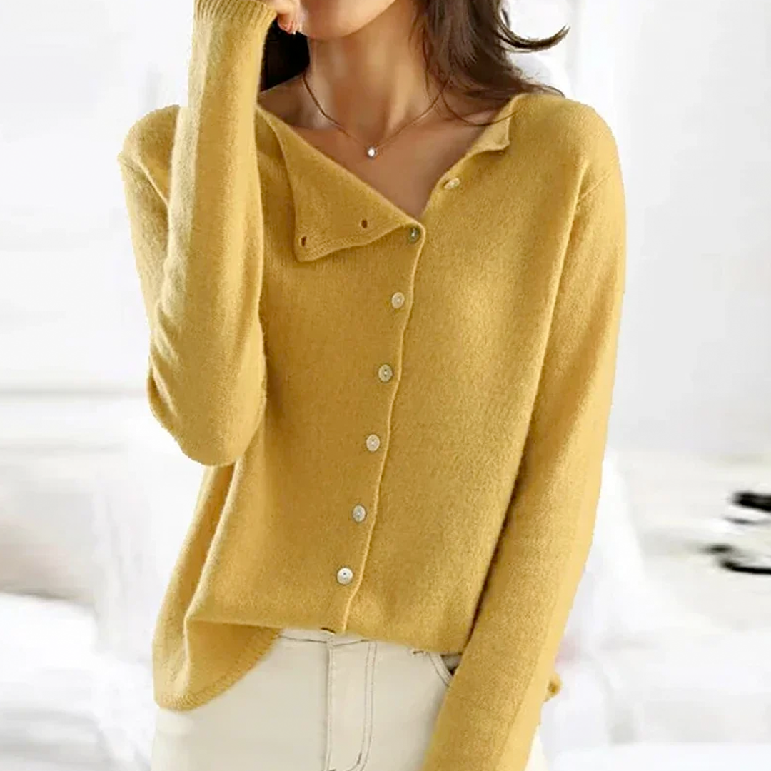 Cardigan Elegante in Cashmere di Alta Qualità Ideale per Ogni Stagione