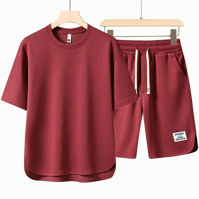 Set due pezzi con shorts e camicia ideale per l'estate