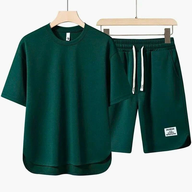 Set due pezzi con shorts e camicia ideale per l'estate