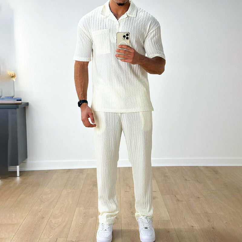 Set Polo e Pantaloni da Uomo I Ideale per l'Estate