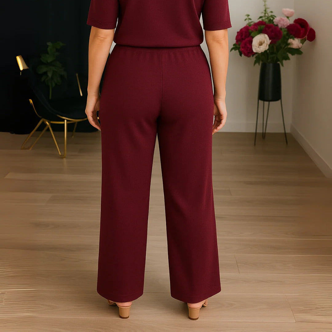 Komplet dame tre dele cardigan, top og bukser