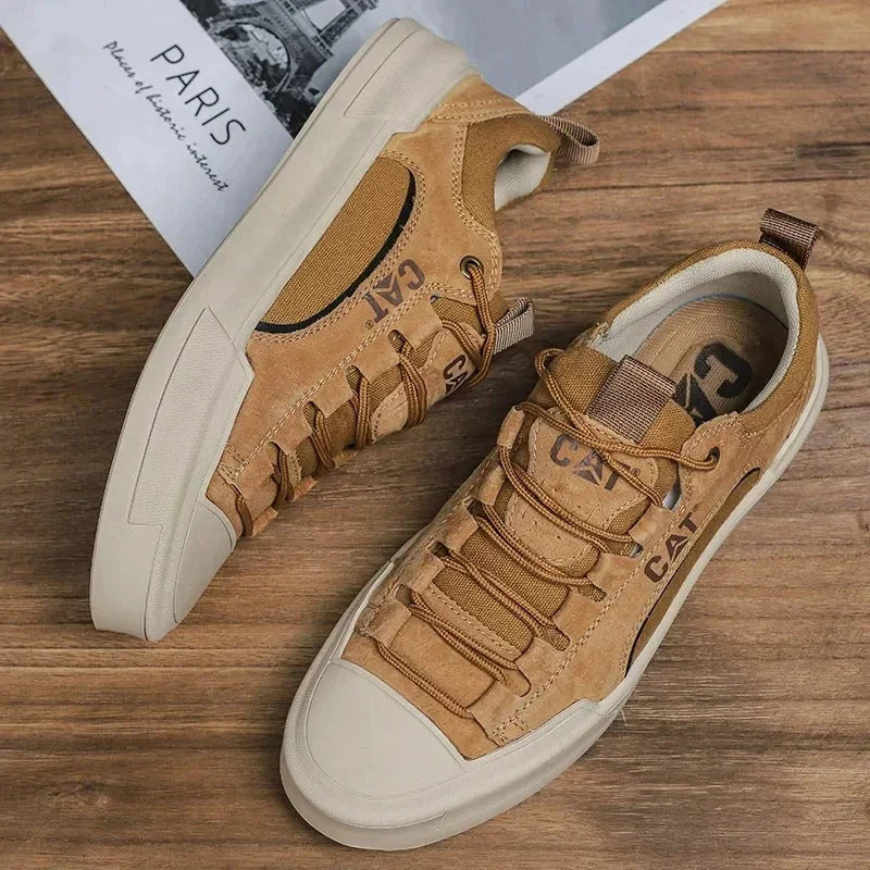 Sneakers da Uomo con Inserti Traspiranti e Suola Robusta