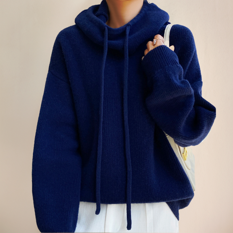 Maglione con Collo Alto in Lana Merino, Traspirante e Termico, Versatile per Occasioni Casual e Formali