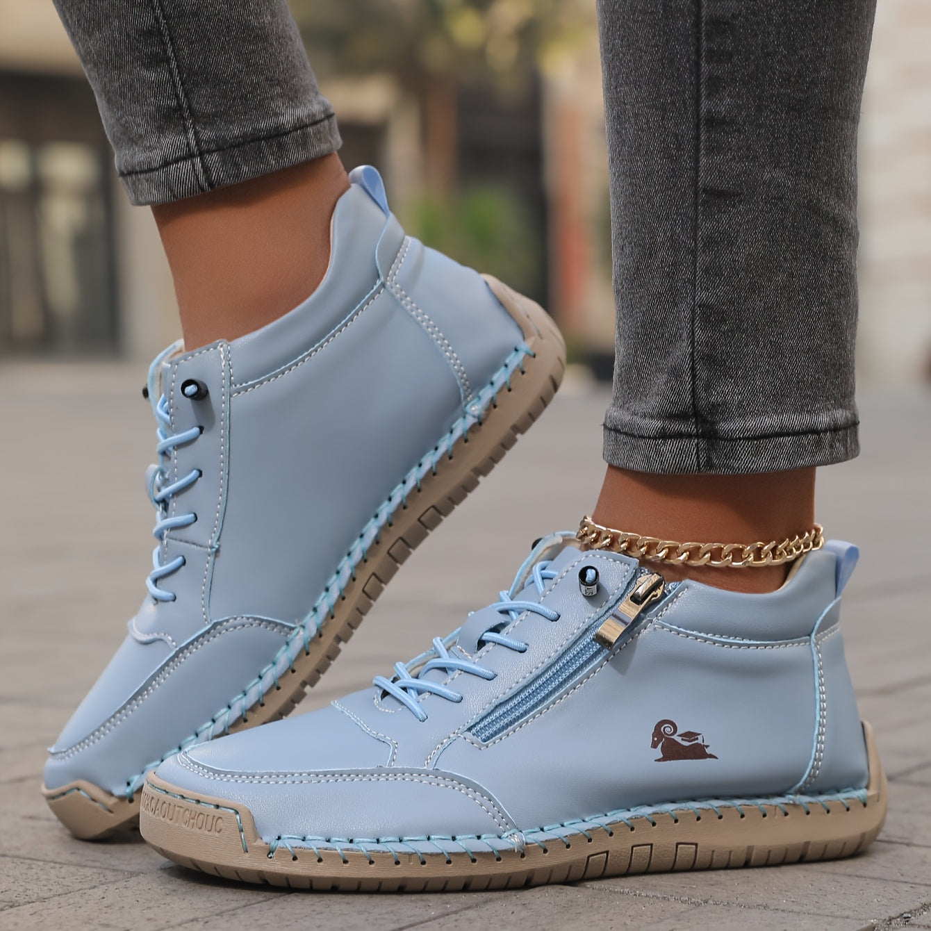 Sneakers da Donna Punta Ampia Suola Supportiva