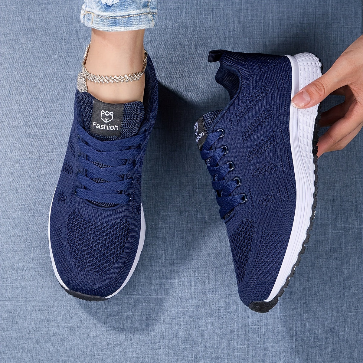 Sneakers leggere e traspiranti in maglia con suola ammortizzata I Ideali per primavera ed estate