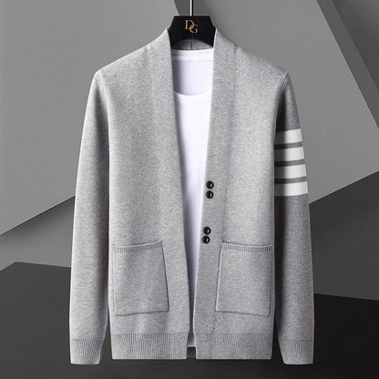 Cardigan Uomo Maglione Aperto Frontale – Ideale per Primavera e Autunno