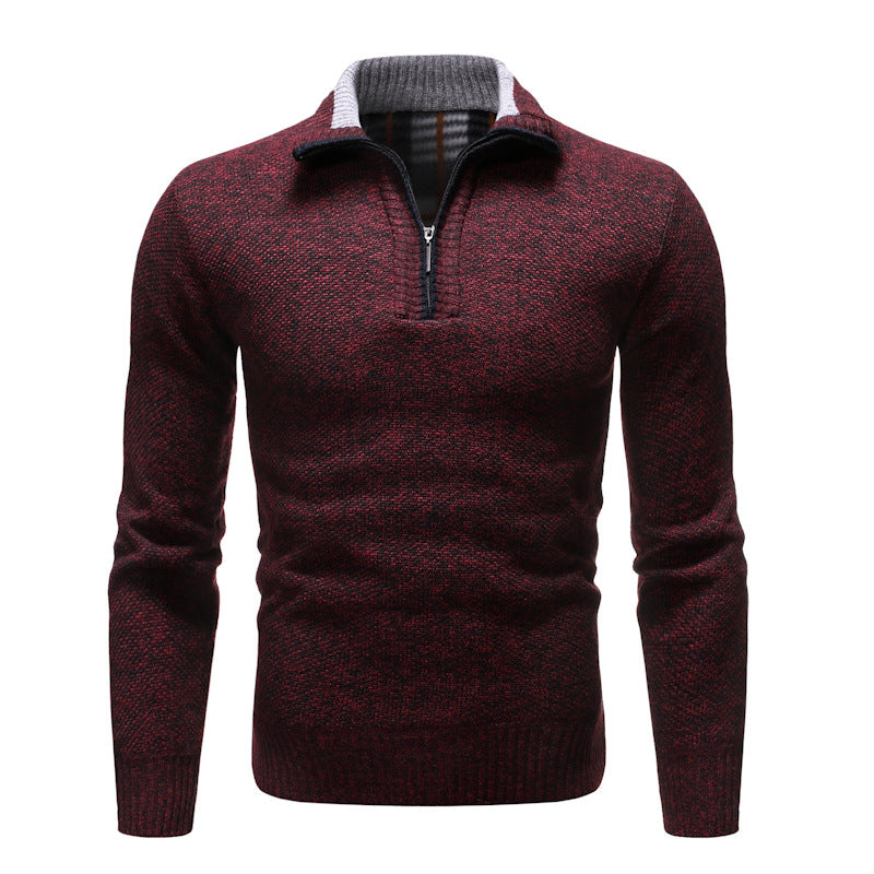 Maglione da Uomo Collo a Revers Design Strutturato