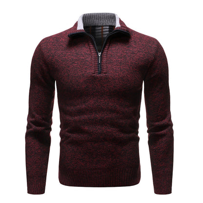 Maglione da Uomo Collo a Revers Design Strutturato