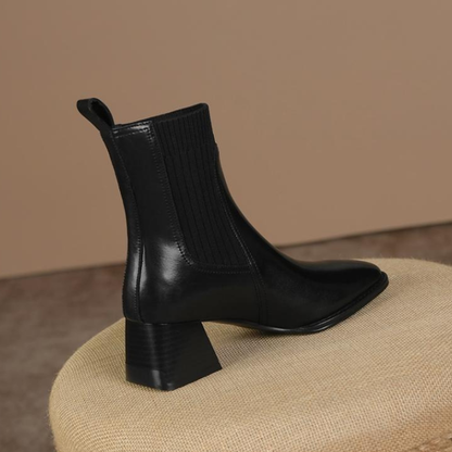 Stivaletti da Donna Tacco Basso Design Solido