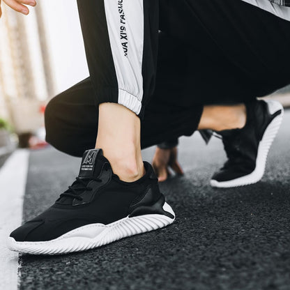 Herresommer Sko med Snørebånd, Flad Hæl og Rund Tå