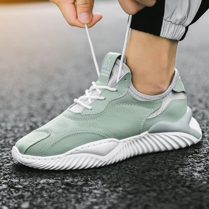 Herresommer Sko med Snørebånd, Flad Hæl og Rund Tå