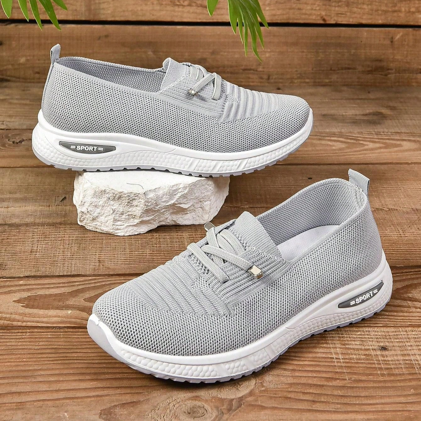 Sneakers Ortopediche da Donna Slip-On con Punta Ampia