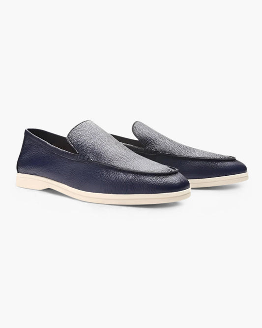 Mocassini da Uomo Slip-On con Tomaia Cucita